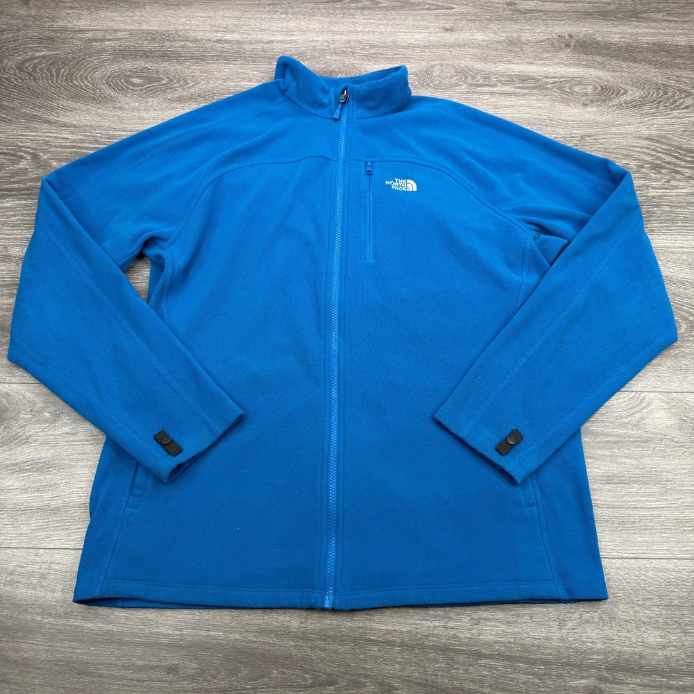 The North Face Jacket Mens Large Blue Polartec Classic Fleece Full Zip Gorpcore